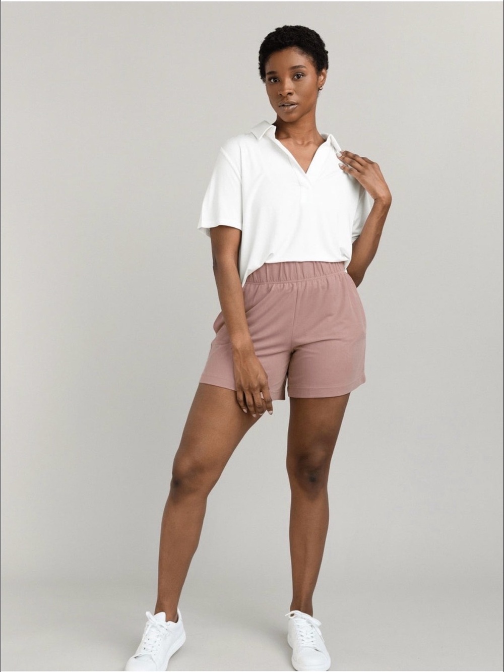 Cozy Earth Modern Modal Mid-Length Shorts NWT